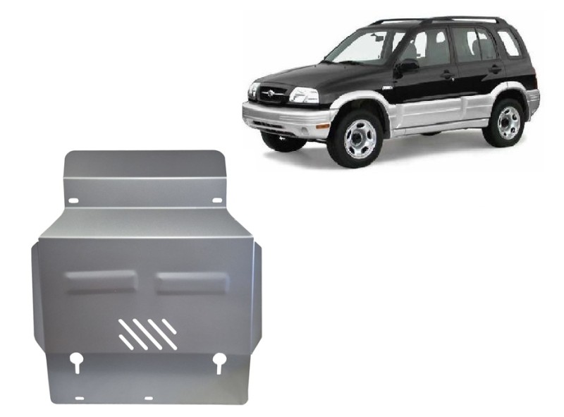 Aluminium plaque couvercle cache protection moteur Suzuki Grand Vitara (1999-2005)