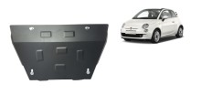 Acier plaque couvercle cache protection moteur Fiat 500 S (2007-2026)