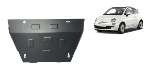 Stalowa Osłona pod silnik Fiat 500 S (2007-2026)