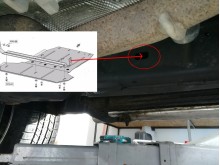 Acier plaque couvercle cache protection moteur VW Caddy (2010-2022)