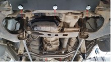 Acier plaque couvercle cache protection boîte de vitesses Nissan Navara (1997-2004)