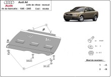 Acier plaque couvercle cache protection boîte de vitesses manuelle Audi A4 B6 (2000-2005)