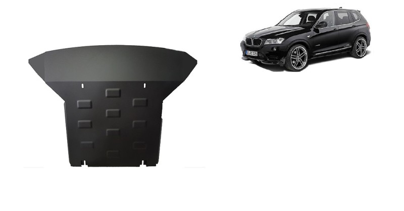 Acier plaque couvercle cache protection moteur BMW X3 - F25 (2010-2017)