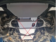 Acier plaque couvercle cache protection de radiateur Ford Ranger (2023-2026)