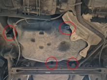 Stalowa Osłona zbiornika paliwa Dacia Sandero (2012-2020)