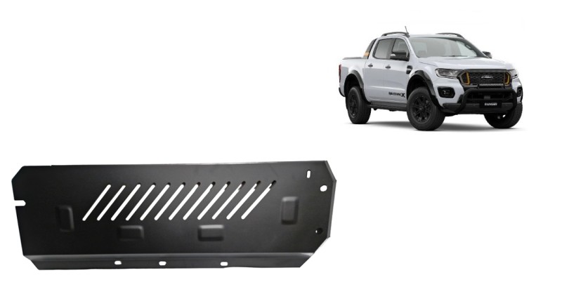 Acier plaque couvercle cache protection de FAP DPF Ford Ranger (2020-2023)