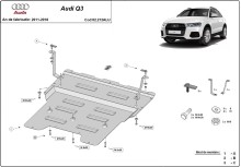 Aluminium Osłona pod silnik Audi Q3 (2011-2018)