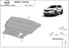 Acier plaque couvercle cache protection moteur Renault Laguna 3 (2016-2025)