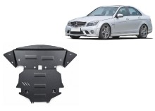 Acier plaque couvercle cache protection moteur Mercedes C-Classe (2006-2014)
