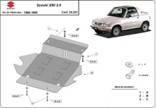 Stalowa Osłona pod silnik Suzuki X90 2.0 (1988-1999)