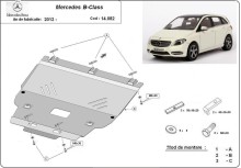 Acier plaque couvercle cache protection moteur Mercedes C-Class W205 4x4 (2011-2019)