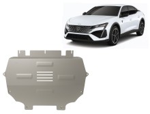 Aluminium plaque couvercle cache protection moteur Peugeot 408 (2022-2026)