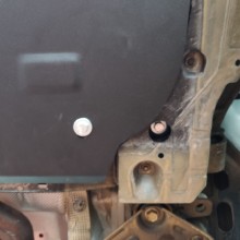 Acier plaque couvercle cache protection moteur Opel Mokka (2017-2022)