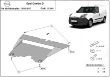 Acier plaque couvercle cache protection moteur Opel Corsa E (2010-2017)
