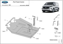 Acier plaque couvercle cache protection de AdBlue Ford Transit Custom (2023-2026)