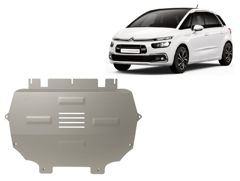 Aluminium plaque couvercle cache protection moteur Citroen Grand C4 SpaceTourer (2018-2022)