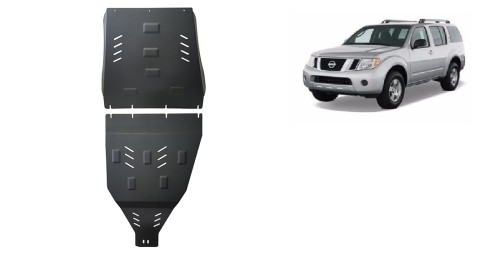 Stalowa Osłona skrzyni biegów i reduktora Nissan Pathfinder (2005-2015)