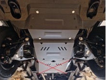 Acier plaque couvercle cache protection moteur Jac T8 (2018-2026)
