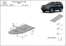 Stalowa Osłona skrzyni biegów Toyota Land Cruiser 150- Aluminium (2009-2026)