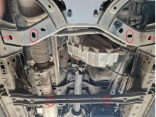 Acier plaque couvercle cache protection boîte de transfert Ford Ranger (2023-2026)