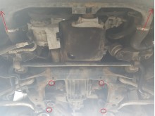 Acier plaque couvercle cache protection boîte de vitesses automatique Audi A6 (1997-2004)