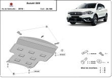 Acier plaque couvercle cache protection moteur Suzuki Vitara 2.0 (2013-2023)