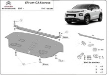 Stalowa Osłona pod silnik Citroen C3 Aircross (2017-2026)