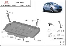 Acier plaque couvercle cache protection moteur Skoda Scala (2005-2012)