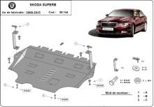 Acier plaque couvercle cache protection moteur Smart FourFour essence (2008-2015)