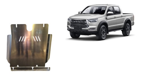 Stalowa Osłona skrzyni biegów Jac T8 - Aluminium (2018-2026)