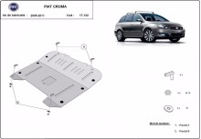 Acier plaque couvercle cache protection moteur Fiat Croma (2005-2011)
