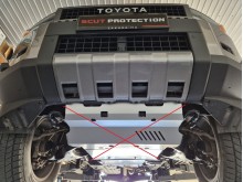 Aluminium plaque couvercle cache protection boîte de vitesses Toyota Land Cruiser (2024-2026)