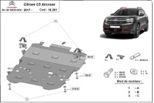 Stalowa Osłona pod silnik Citroen C5 Aircross (2017-2026)