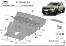 Stalowa Osłona pod silnik Dacia Duster - 4x2 (2024-2026)