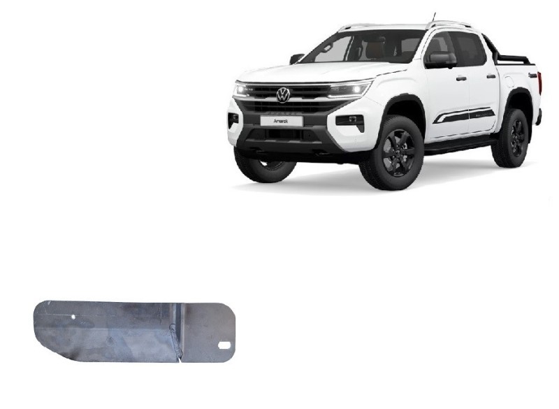 Aluminium plaque couvercle cache protection filtre à carburant Volkswagen Amarok (2023-2026)