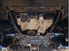 Acier plaque couvercle cache protection moteur Volvo V70 (2018-2026)