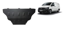 Acier plaque couvercle cache protection moteur Mercedes Vito W447, 2.2 D, 4x4 (2014-2026)