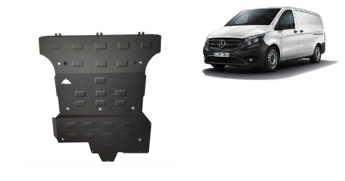 Stalowa Osłona pod silnik Mercedes V-Class W447, 2.2 D, 4x4 (2014-2020)