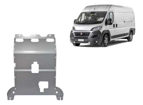 Aluminium Osłona pod silnik Fiat Ducato (2016-2026)