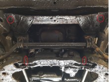 Acier plaque couvercle cache protection moteur Nissan Micra (1992-2007)