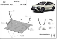 Acier plaque couvercle cache protection moteur VW Arteon - manuelle (2020-2026)