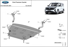 Acier plaque couvercle cache protection moteur Ford Tourneo Courier (2023-2026)
