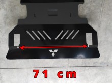 Acier plaque couvercle cache protection moteur Mitsubishi Shogun (1999-2007)