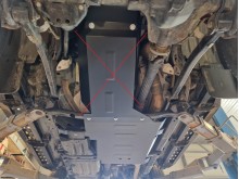 Acier plaque couvercle cache protection boîte de vitesses Jeep Wrangler (2017-2026)