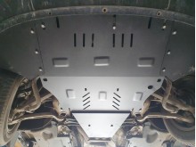 Acier plaque couvercle cache protection moteur Audi A6 (2004-2011)