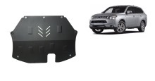 Acier plaque couvercle cache protection moteur Mitsubishi Pajero 3 (V60, V70) Vers 2.0 (2012-2021)