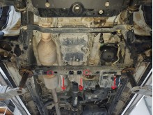 Acier plaque couvercle cache protection différentiel Toyota Hilux Revo (2016-2021)